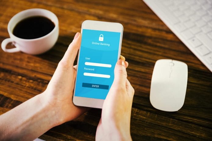 Password on Mobile online banking