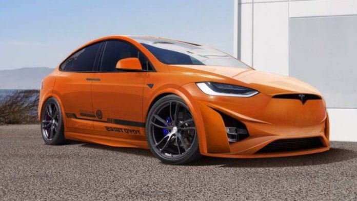 Tesla Model X to surprise everybody on SEMA with its Orange shade