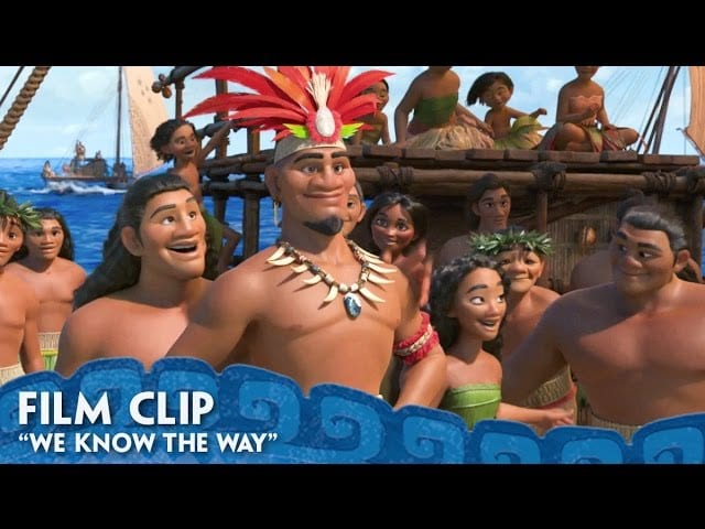 We Know the Way, a short clip from Disney’s film Moana (featuring the origi...