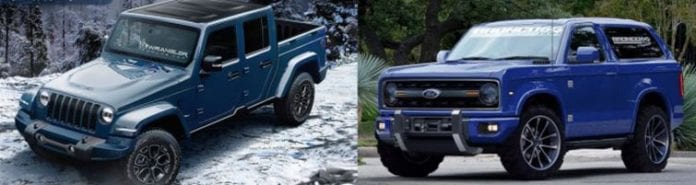 2020 Ford Bronco Vs 2018 Jeep Wrangler