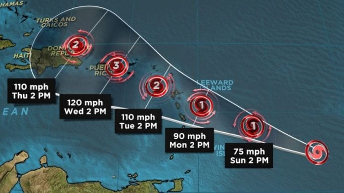 Tropical storm Maria turned into a hurricane, and in next few days it is expected to strengthen even more!