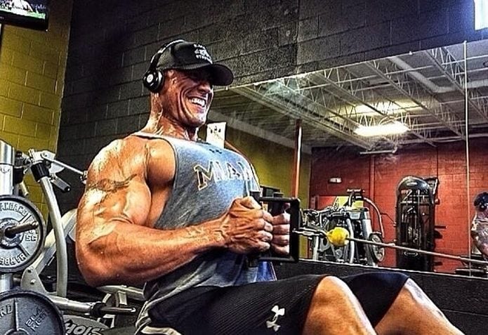 Dwayne Johnsons Workout Pictures Will Motivate You To Hit 