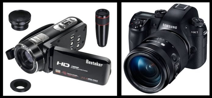 What is the difference between a video camera and a camcorder?