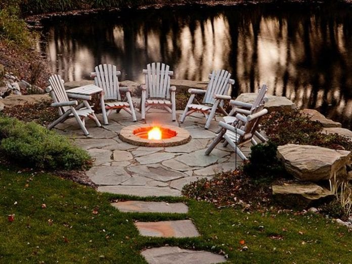 8 Backyard Fire Pit Ideas For Your New, Backyard Fire Pit Landscaping Ideas