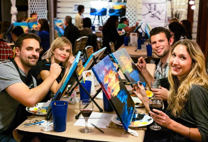 group painting sessions
